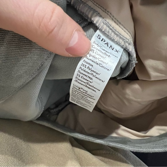 SPANX® Stone Wash Camo Ankle Jean-ish Leggings - Picture 9 of 13